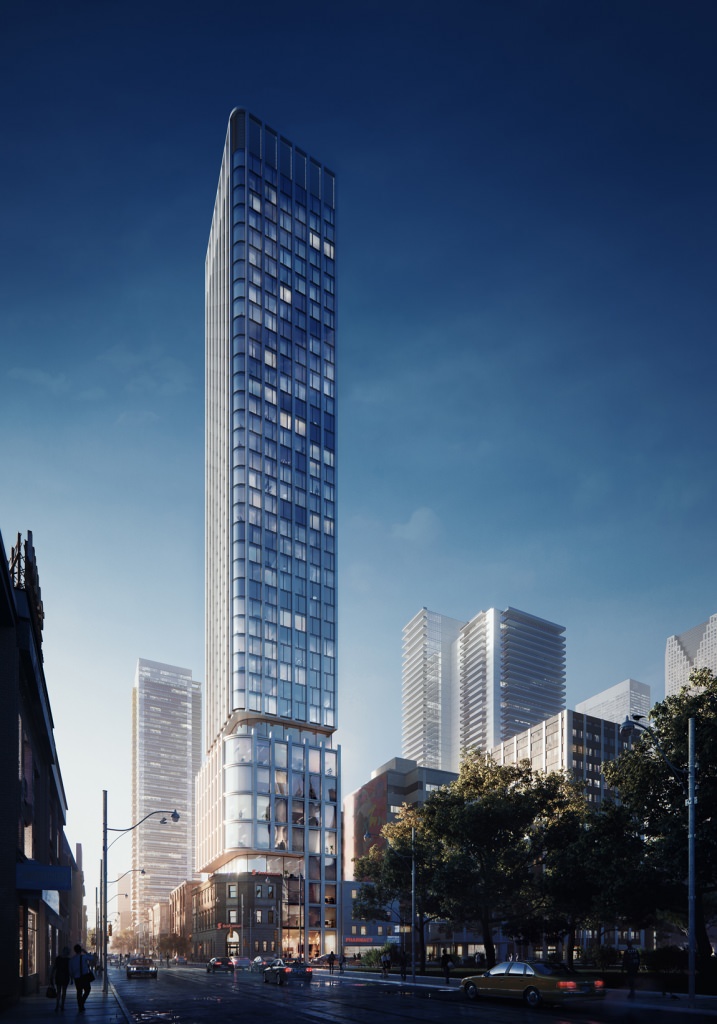 Skyscraper Rendering of Queen Tower, Toronto, Canada • Lunas