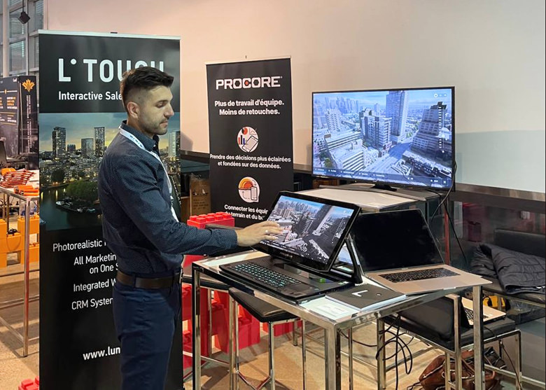 Lunas visualization studio participates in real estate and construction exhibition BatimaTech in Montreal